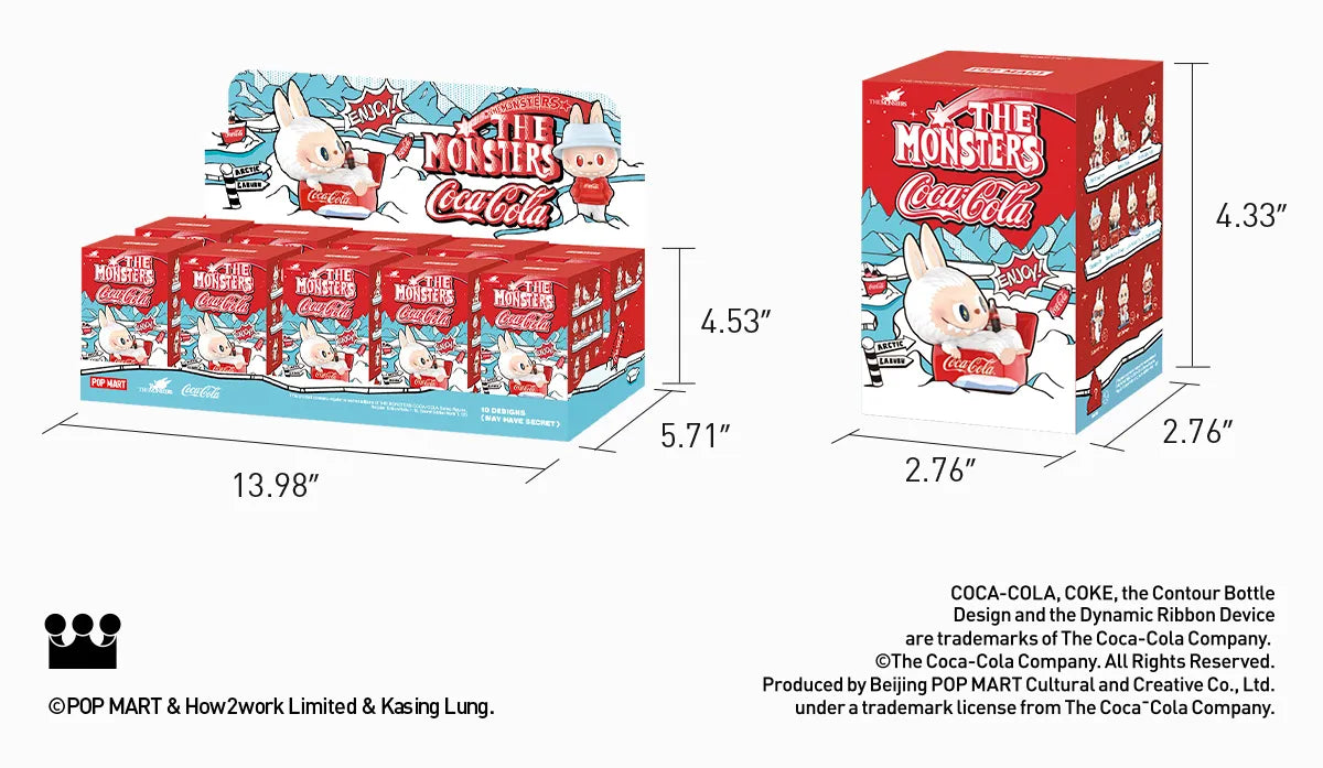 POP MART: THE MONSTERS Coca-Cola Series Figures - 1 Blind Box