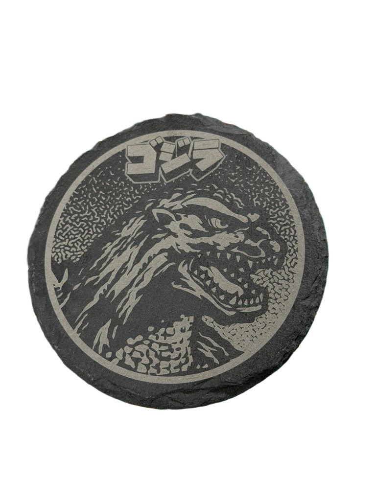 Godzilla x Thirsty Waters: Slate Coaster