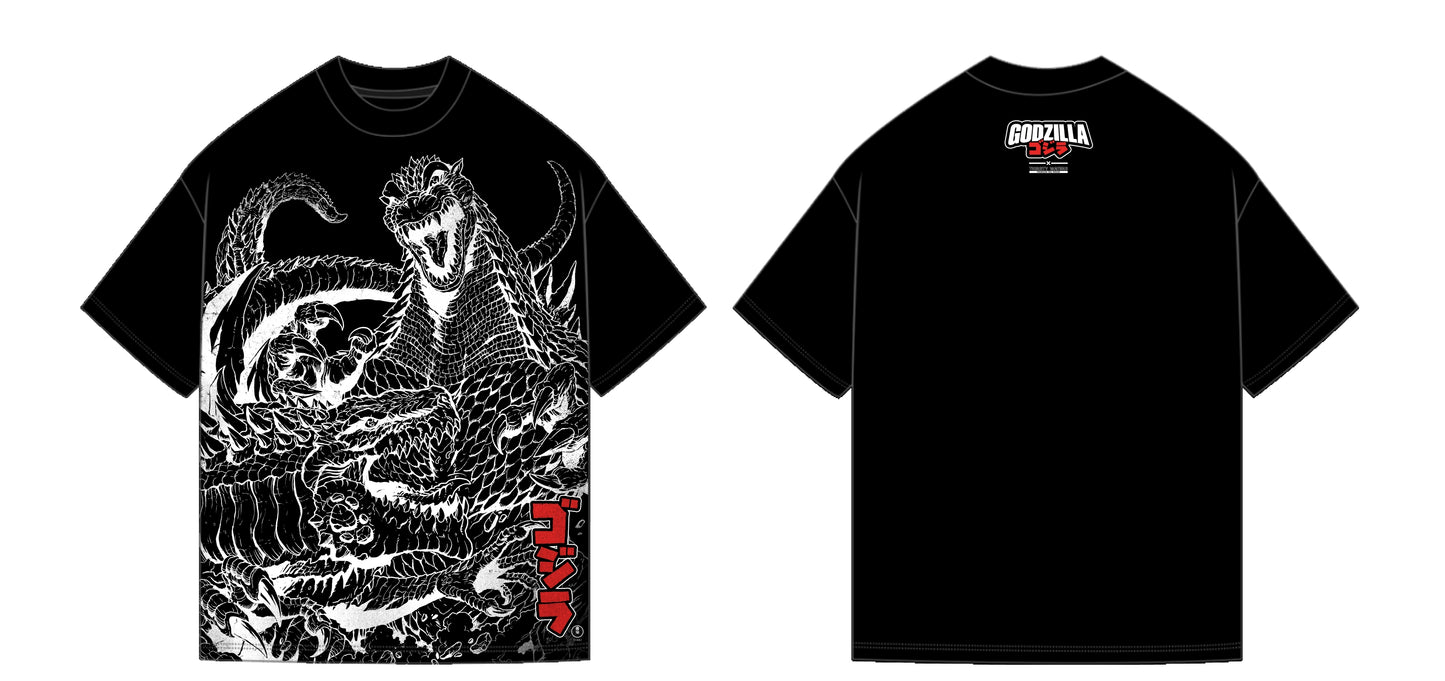 Godzilla x Thirsty Waters: Full Body Godzilla T-Shirt