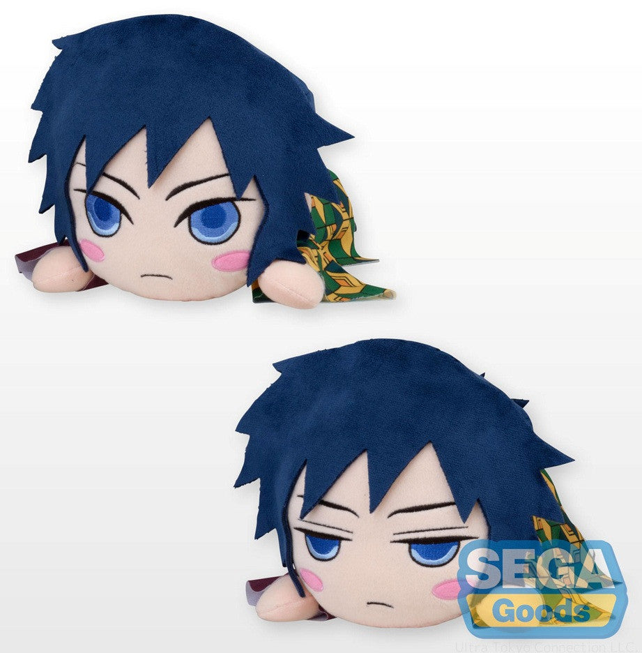 SEGA: Nesoberi Lay-Down Plush: Demon Slayer: Kimetsu no Yaiba - Giyu Tomioka (Normal OR Scornful) SP Plush
