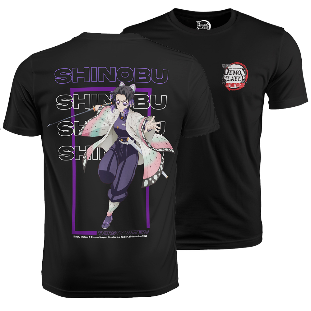 Demon Slayer: Kimetsu no Yaiba Infinity Castle x Thirsty Waters: Shinobu T-Shirt